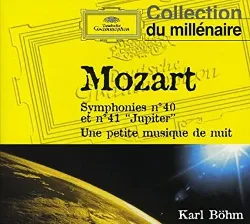 cd mozart : symphonies n° 40 et n° 41 'jupiter' - une petite musique de nuit