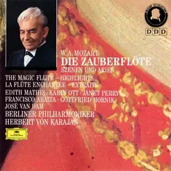cd w.a.mozart / berliner philharmoniker, herbert von karajan - edith mathis - karin ott - janet perry - francisco araiza - gottfri