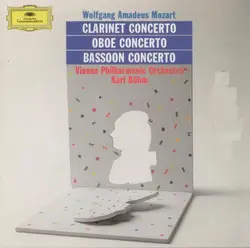 cd wolfgang amadeus mozart – vienna philharmonic orchestra, karl böhm - clarinet concerto - oboe concerto - bassoon concerto (1991