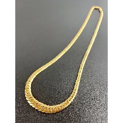collier maille anglaise or 750 millième (18 ct) 9,96g