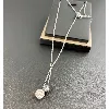 collier+pendentif agatha boules bicolores argent 925 millième (22 ct) 3,84g