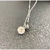 collier+pendentif agatha boules bicolores argent 925 millième (22 ct) 3,84g