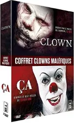 dvd clowns maléfiques - coffret : clown + ça - pack