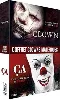 dvd clowns maléfiques - coffret : clown + ça - pack