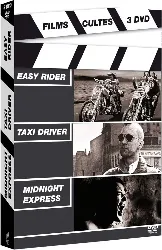 dvd coffret films cultes 3 dvd : easy rider / taxi driver / midnight express
