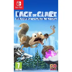 jeu nintendo switch l'age de glace la folle aventure scrat