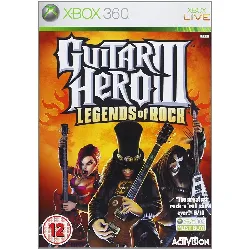 jeu xbox 360 guitar hero iii - legends of rock
