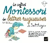 livre le coffret montessori des lettres rugueuses de balthazar