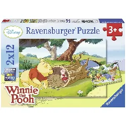 puzzle ravensburger - winnie l'ourson (2x12 pieces)