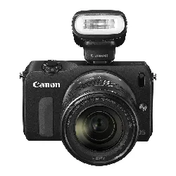 appareil photo hybride canon eos m noir 18-55 mm flash 90ex