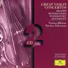 cd brahms, mendelssohn, tchaikovsky, beethoven, nathan milstein, pinchas zukerman - great violin concertos (1998)