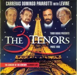 cd carreras, domingo, pavarotti with levine - the three tenors in paris (1998)
