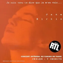 cd je suis venu te dire que je m'en vais - live