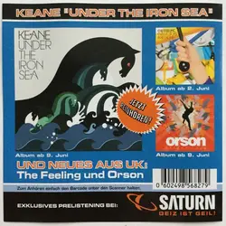 cd keane / the feeling / orson - under the iron sea / twelve stops and home / bright idea (2006)