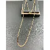 collier or maille gourmettte or 750 millième (18 ct) 4,77g