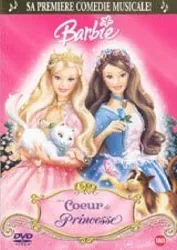 dvd barbie - coeur de princesse - edition belge