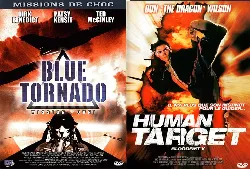 dvd the human target + blue tornado