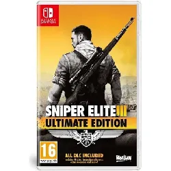 jeu nintendo switch sniper elite 3