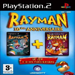 jeu ps2 rayman: 10ieme anniversaire