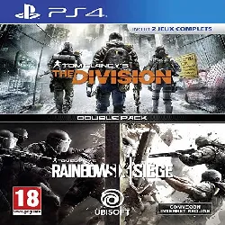 jeu ps4 double pack tom clancy's rainbow six siege the division