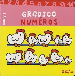 livre grodico - numéros 1 - 3 ans