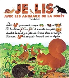 livre je lis avec les animaux de la forêt