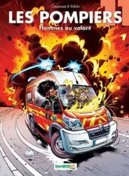 livre les pompiers tome 11 - flammes au volant