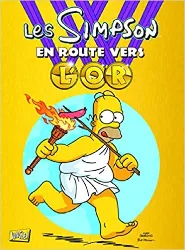 livre les simpson - en route vers l'or