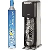 machine sodastream source power, machine à eau pétillante, aluminium, noir