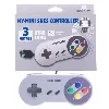 manette freaks & geeks pour mini super nes avec cable de 3  m