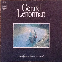 vinyle gérard lenorman quelque chose et moi (1974, vinyl)