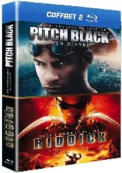 blu-ray coffret riddick : pitch black + les chroniques de riddick - blu - ray