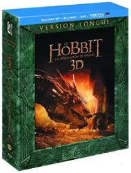 blu-ray le hobbit : la désolation de smaug - version longue - blu - ray 3d + blu - ray + dvd + copie digitale