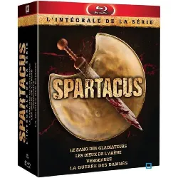 blu-ray spartacus - l'intégrale de la série : le sang des gladiateurs + les dieux de l'arène + vengeance + la guerre des damnés - 