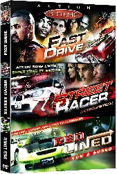 dvd coffret bolide : fast drive ; street racer ; red lined