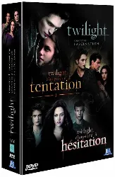dvd coffret twilight : fascination : tentation ; hésitation