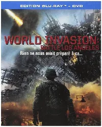 dvd world invasion: battle los angeles - blu - ray hybrid (film/jeu) + dvd
