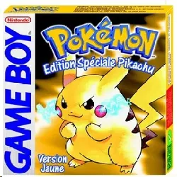 jeu gameboy gb pokemon jaune