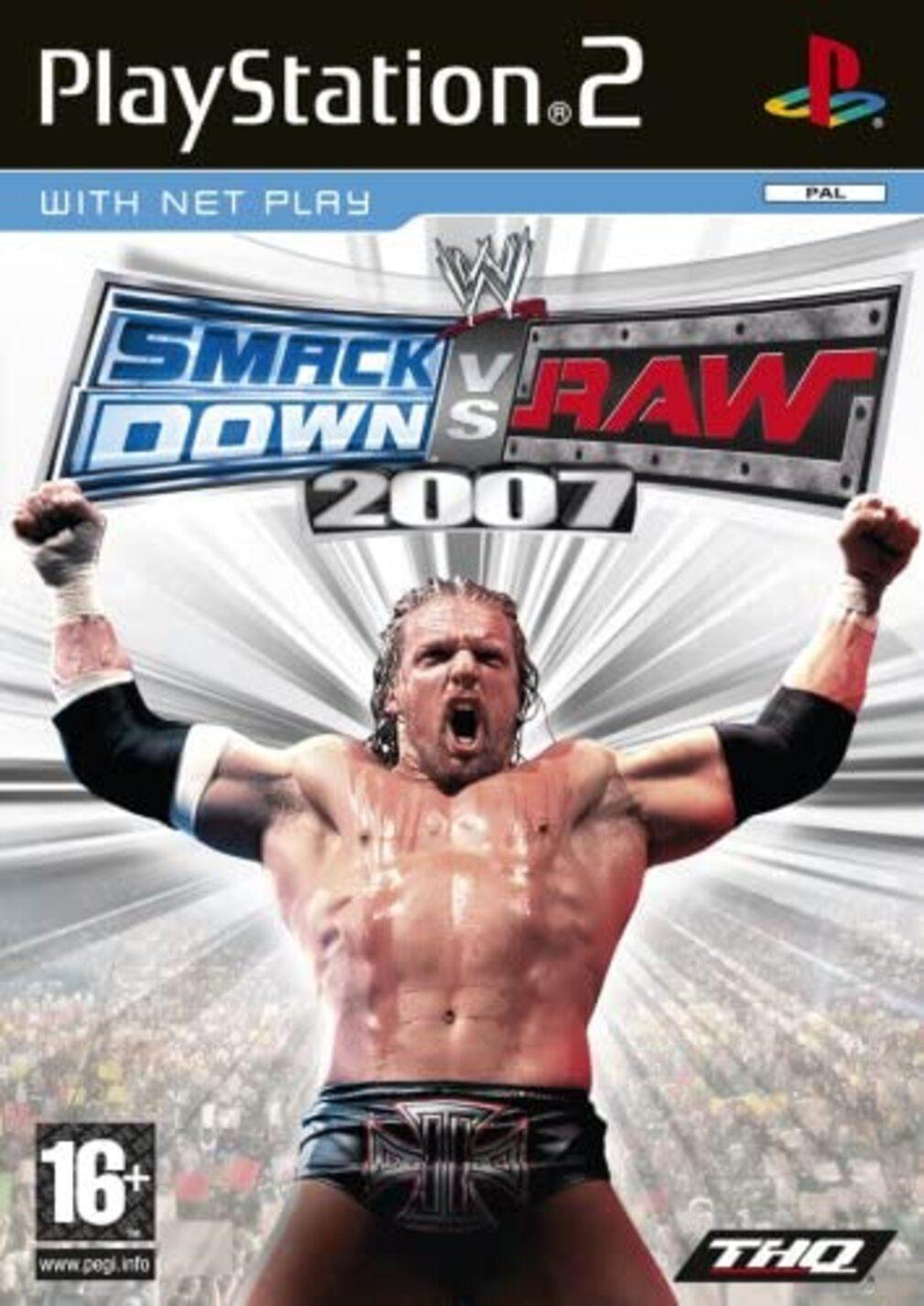 Jeu PS2 WWE Smackdown Vs Raw 2007