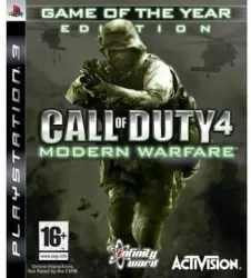 jeu ps3 call of duty 4 : modern warfare game of the year