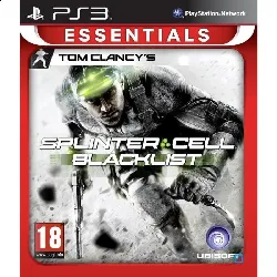 jeu ps3 splinter cell blacklist edition essentials