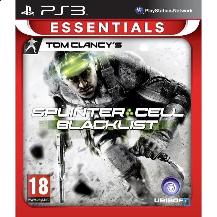 Jeu Ps3 Splinter Cell Blacklist Edition Essentials