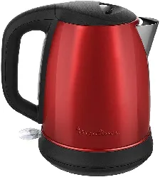 bouilloire électrique moulinex subito select by550510  inox rouge , 1.7 litre