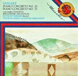 cd mozart, concertos pour piano 20 et 27 ormandy