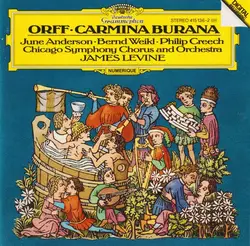 cd orff - june anderson · bernd weikl · philip creech · chicago symphony chorus and orchestra · james levine - carmina burana (198