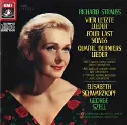 cd richard strauss - elisabeth schwarzkopf, george szell, radio - symphonie - orchester berlin, london symphony orchestra - vier l