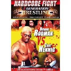 dvd hardcore fight - dennis rodman vs curt hennig