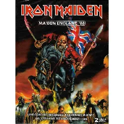 dvd iron maiden - maiden england '88