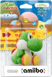 figurine amiibo - yoshi's woolly world vert