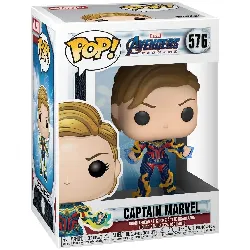 figurine pop advengers endgame n° 576  - captain marvel (new hair)